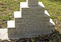 WOOD Margaret Corston inscription